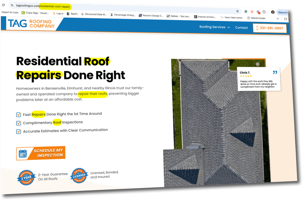 Proper Website SEO for Roofers