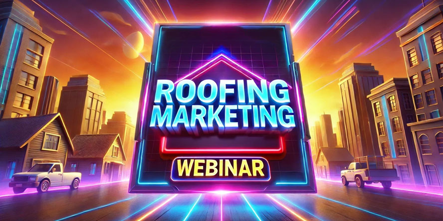 Roofing marketing webinar image
