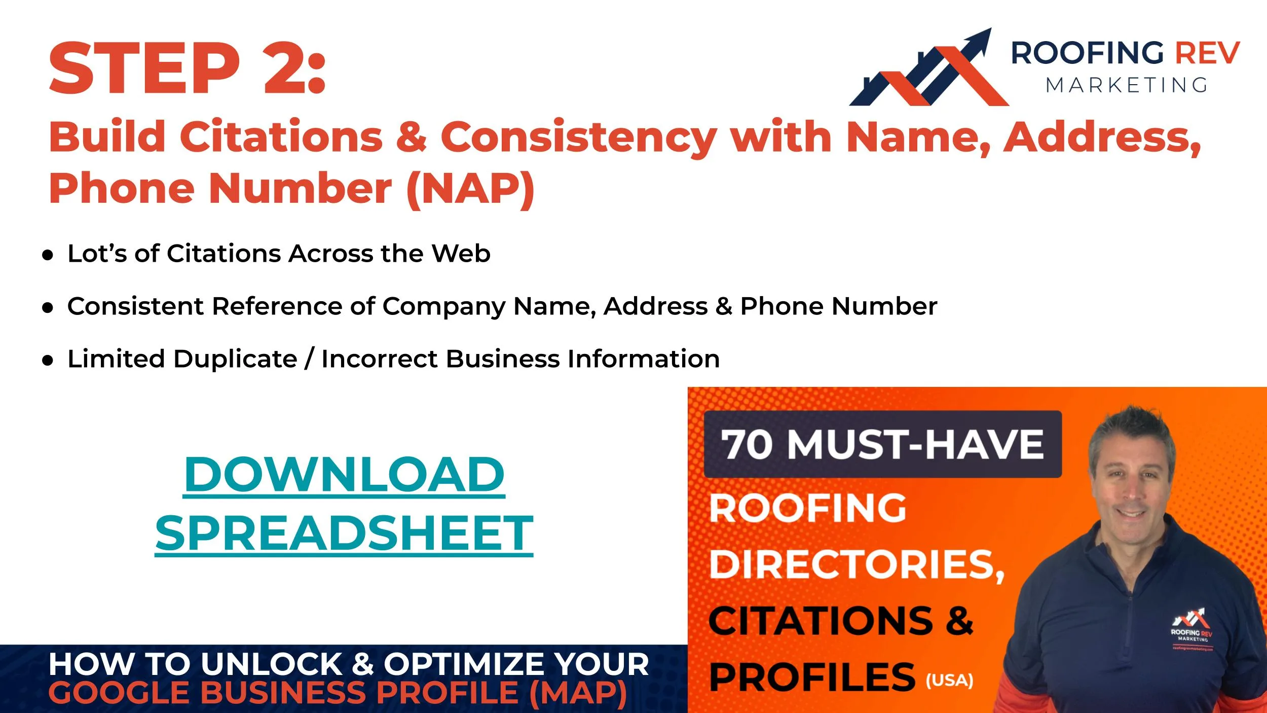 Build Citations & Consistency with Name, Address, Phone Number NAP