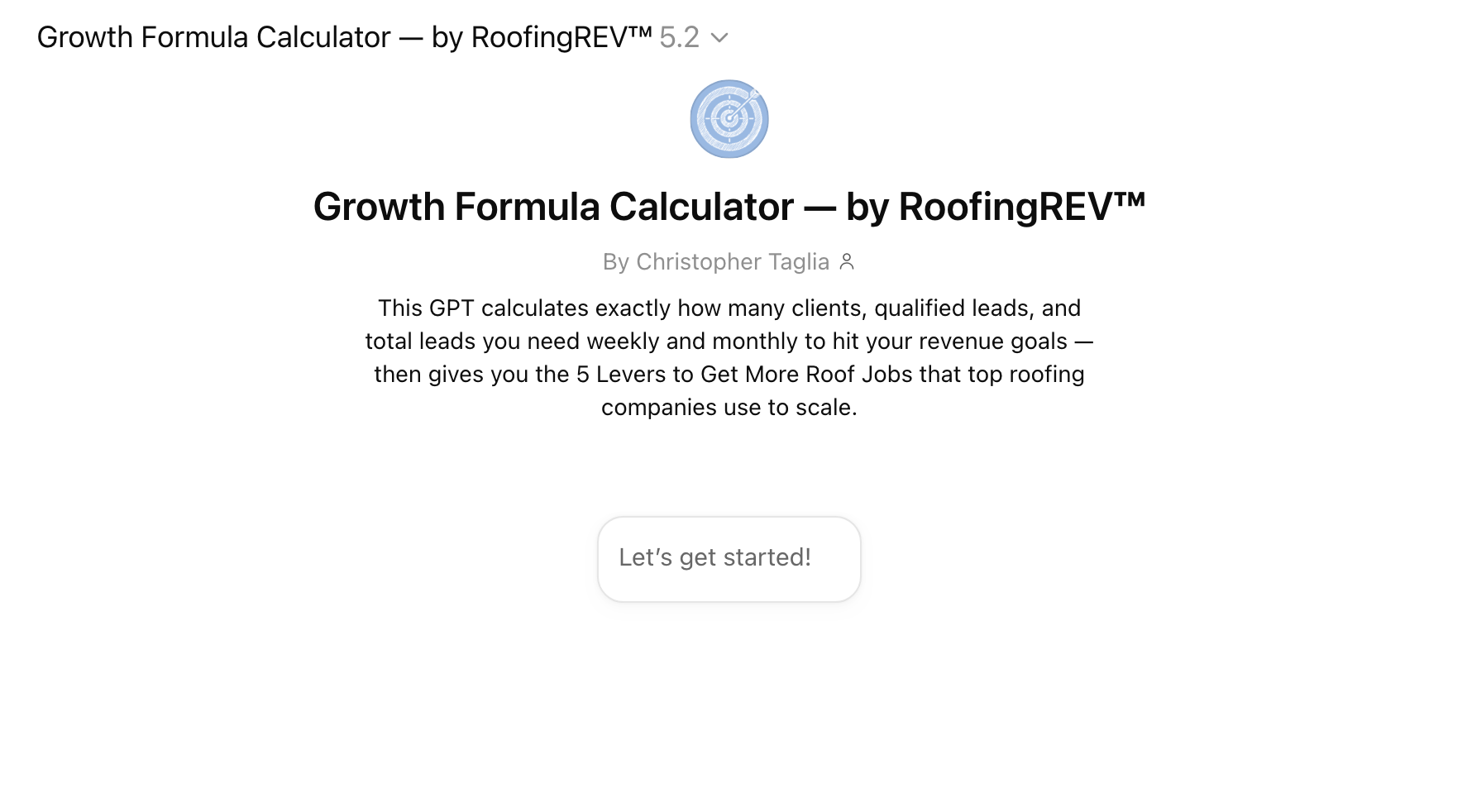 RoofingREV AI Growth Calculator