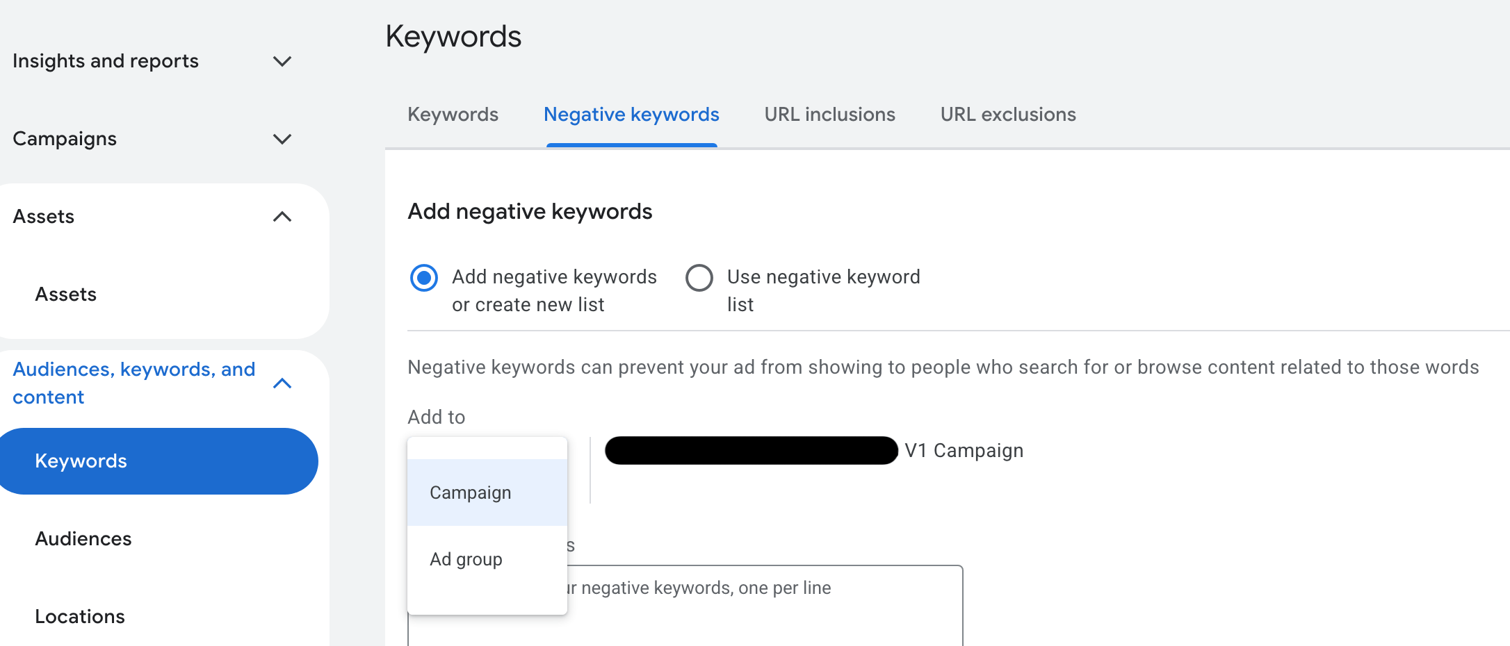 negative keyword list for roofing companies ppc