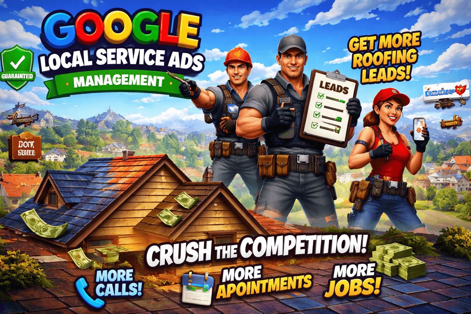 Google Local Service Ads Management for Roofers