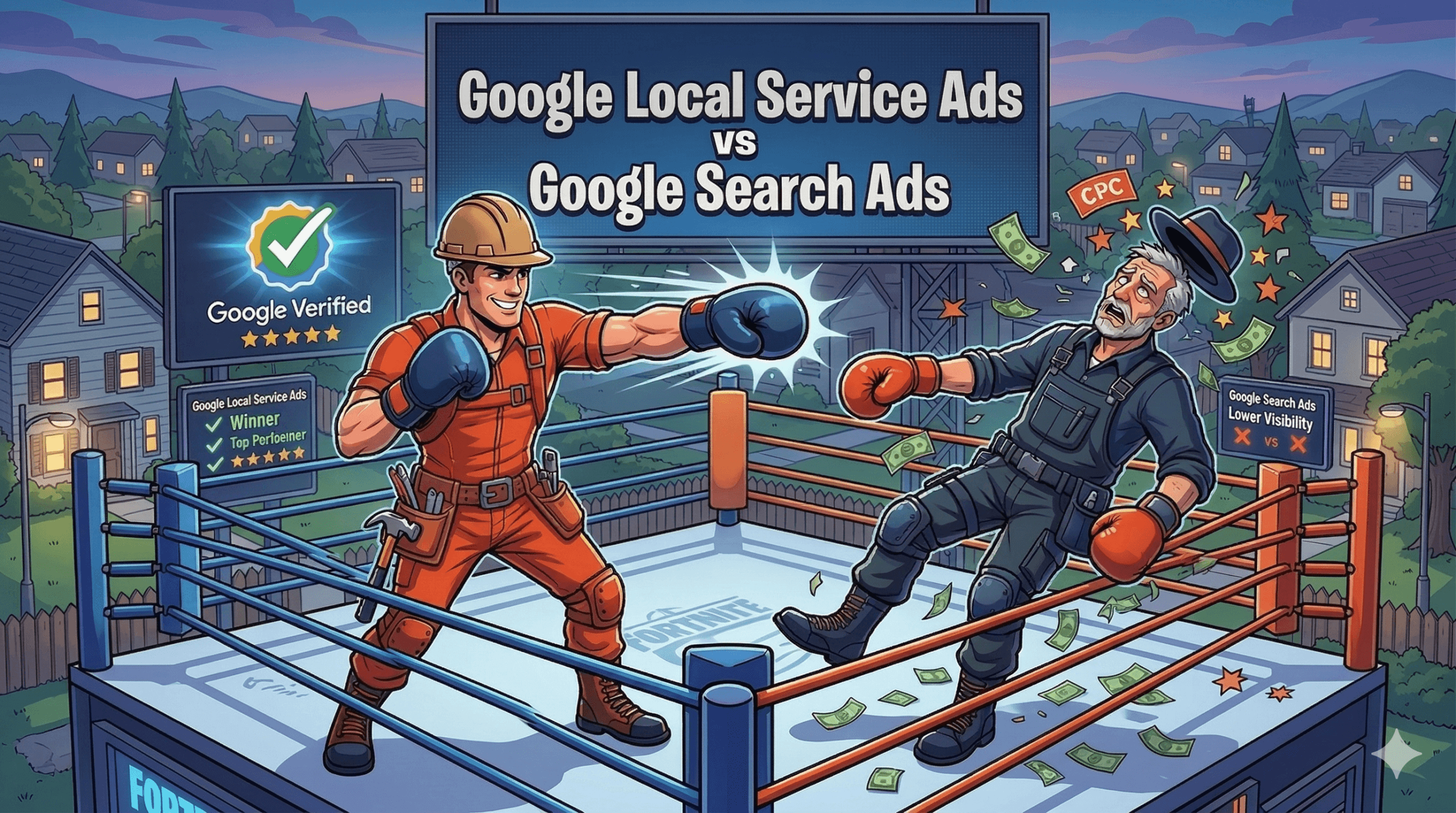 Google Local Service Ads vs Google Ads for Roofers